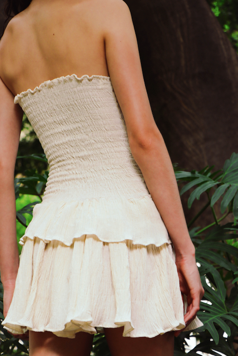 VESTIDO I BABIEKA HUESO