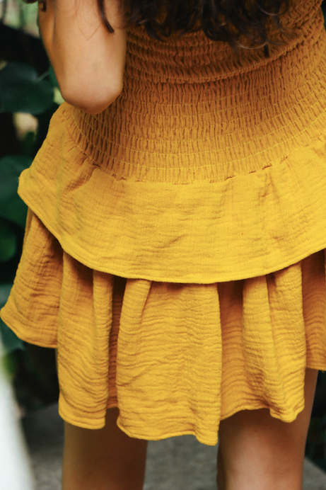 VESTIDO I BABIEKA AMARILLO