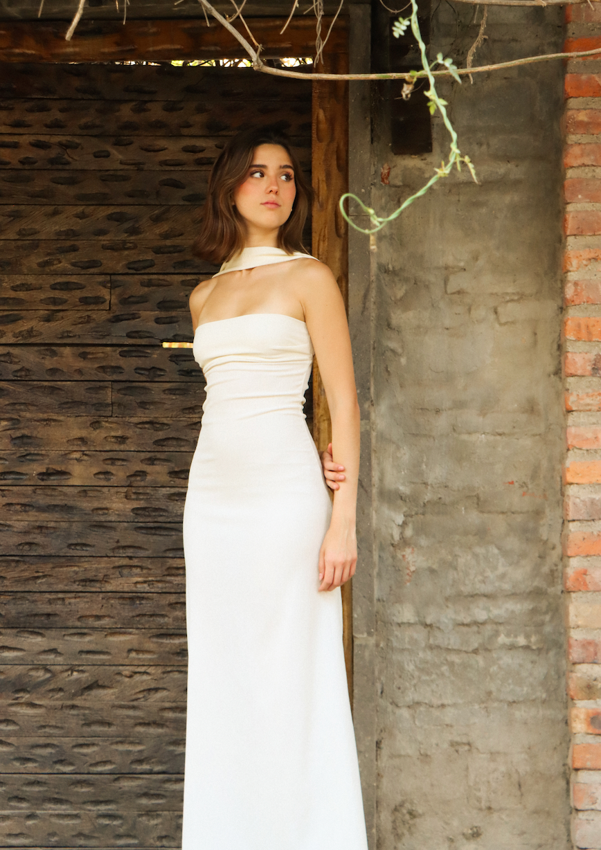 VESTIDO CAPELLA I HUESO