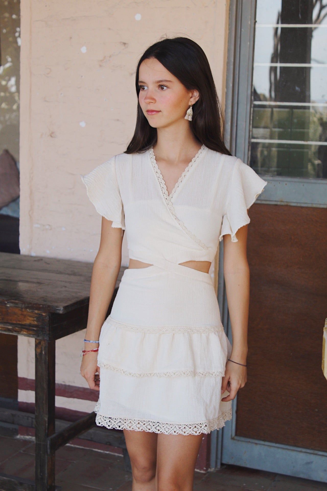 VESTIDO DOMINIKA | HUESO