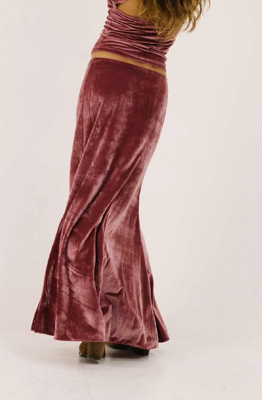 FALDA | TERCIOPELO ROSA