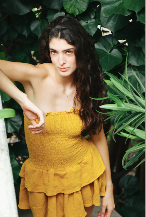 VESTIDO I BABIEKA AMARILLO