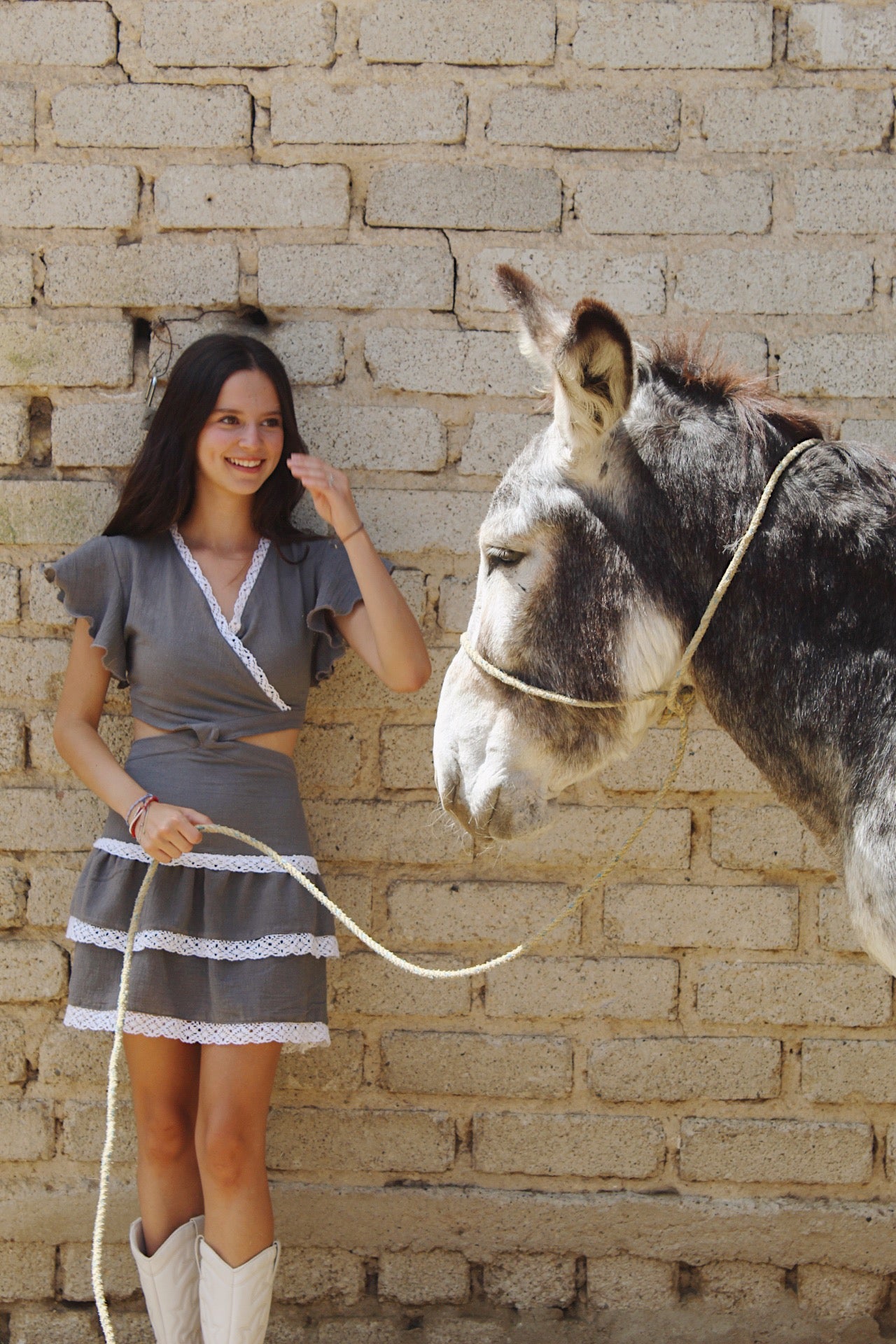 VESTIDO I DOMINIKA GRIS