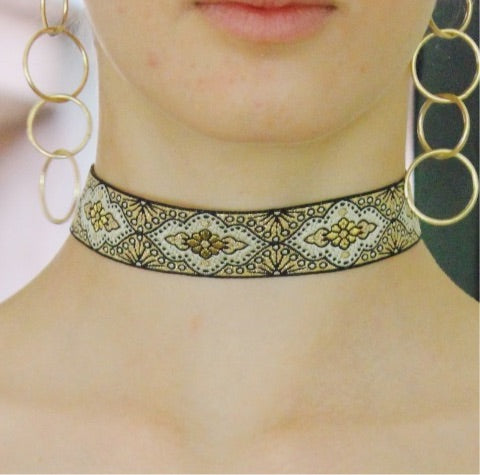 CHOKER | DORADO BORDADO