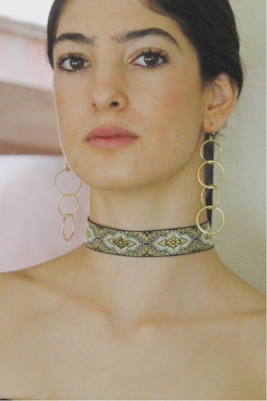 CHOKER | DORADO BORDADO